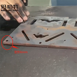 5.5mm激光切割下料碳鋼板變形校平，精度0.1mm-高精密矯平機(jī)